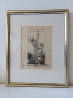 Franz Stassen  Exlibris  Oskar Leuschner  Original Radierung