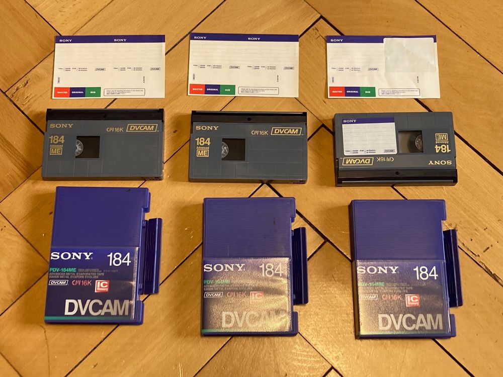 Tape Sony DVCAM PDV-184ME 2x new 1x used (Neu (gemäss Beschreibung)) in ...