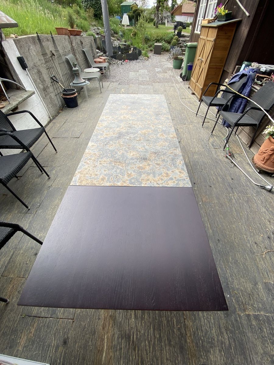 Tavoli: Edler Hutter Gartentisch mit Schiefer geflammt! – Nuovo (secondo la descrizione) da Belpberg venduto da ingeli 1