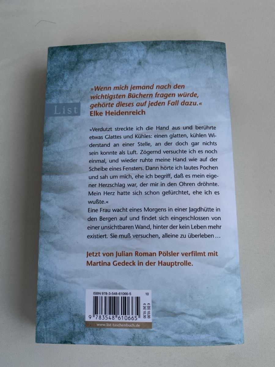 Libri: Marlen Haushofer, Die Wand – Usato da Schmerikon venduto da tam_k9vb 1