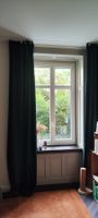 4x Vorhang dunkelgrün 295cm lang