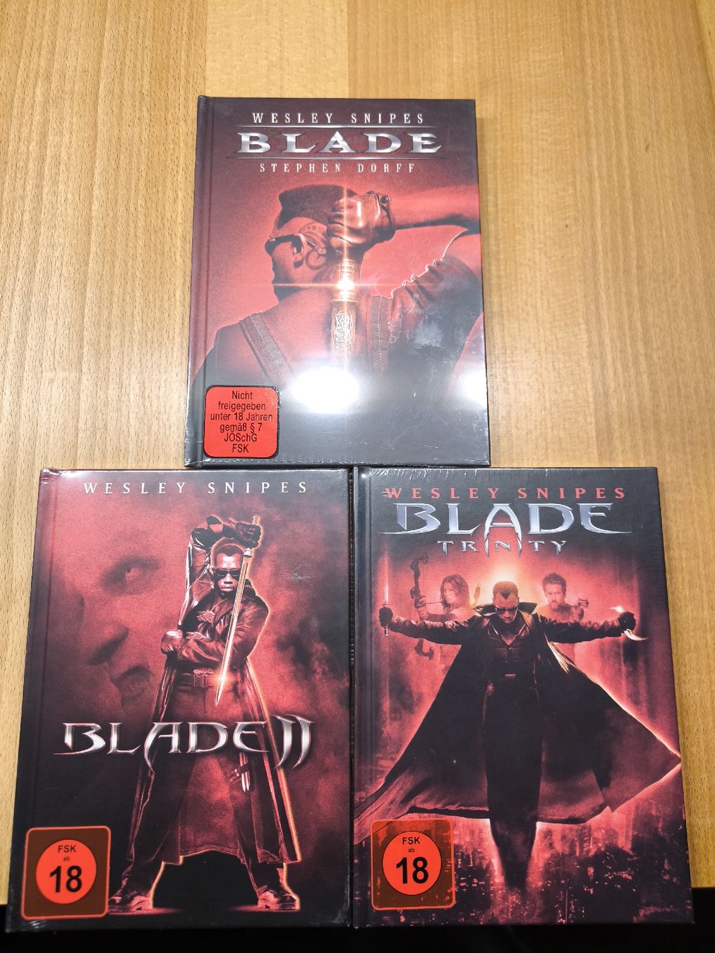 Tutti i DVDs: Blade Trilogie Mediabook OVP rar – Nuovo e nell'imballaggio originale da Dürnten venduto da Nexomynon 1