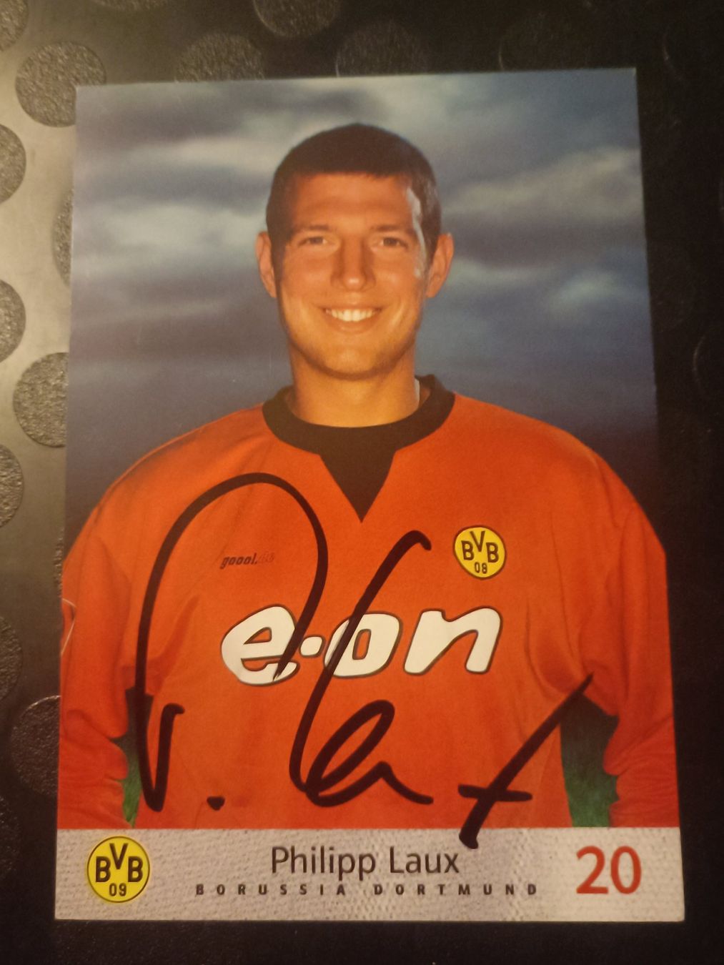 Autografi: Philipp Laux - handsigniert BVB - Borussia Dortmund – Usato da Menziken venduto da Artographs