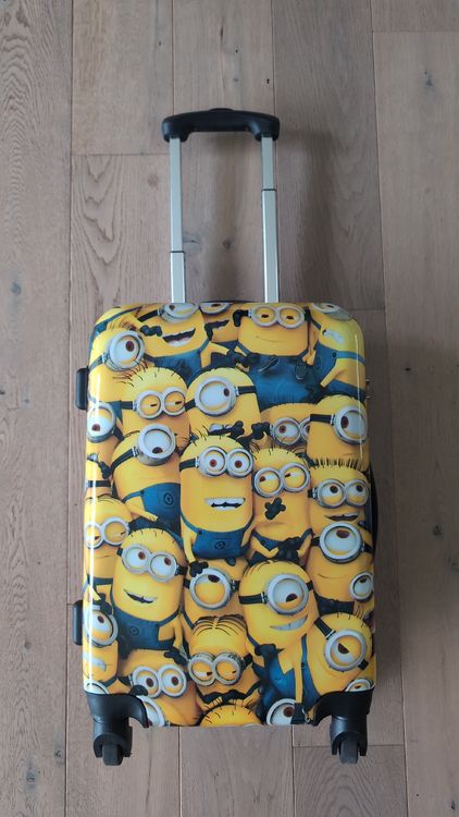 Minions Kinder Trolley Hartschale Reisegepäck Top Zustand! (D