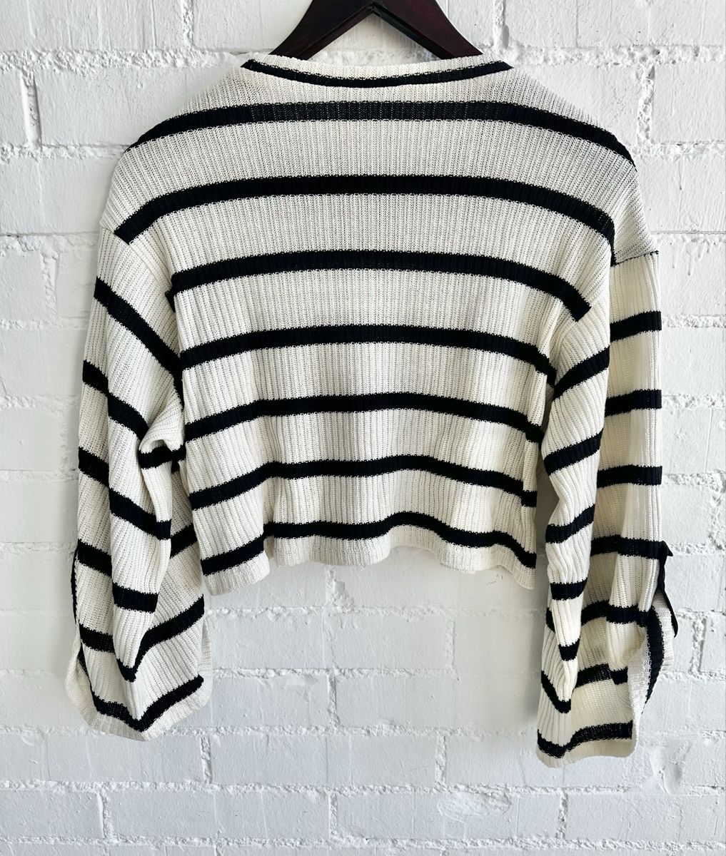 Zara Pullover & Sweatshirts: Zara Crop-Strickpullover gestreift / Gr. S – Gebraucht aus Bern von Fraeuleinhonig 8