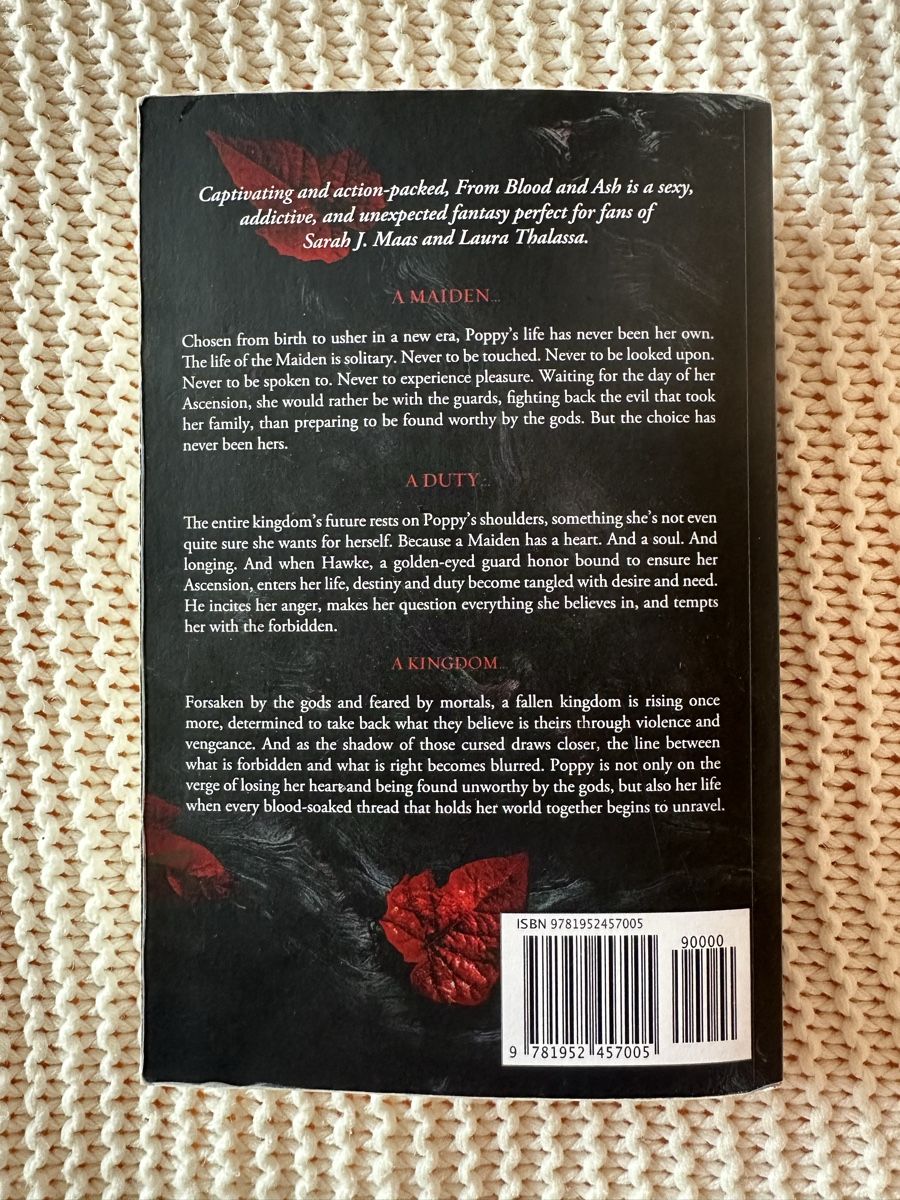 Libri: From Blood and Ash – Nuovo (secondo la descrizione) da uster venduto da Romsmarlen 1