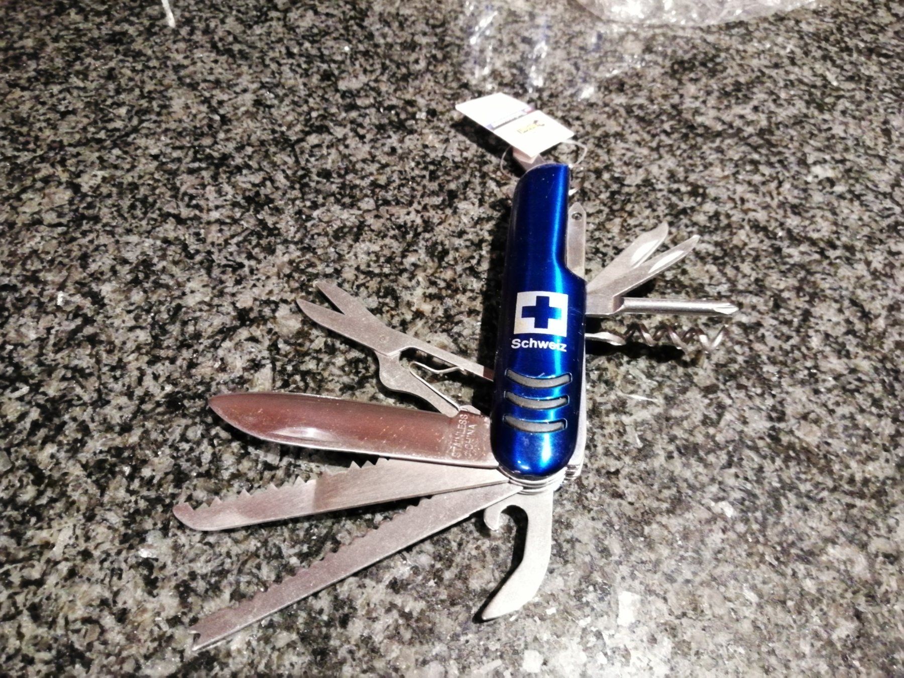 Coltelli tascabile: 11-teiliges schweizer Taschenmesser, NEU – Nuovo e nell'imballaggio originale da Utzigen venduto da Walkuere94 3