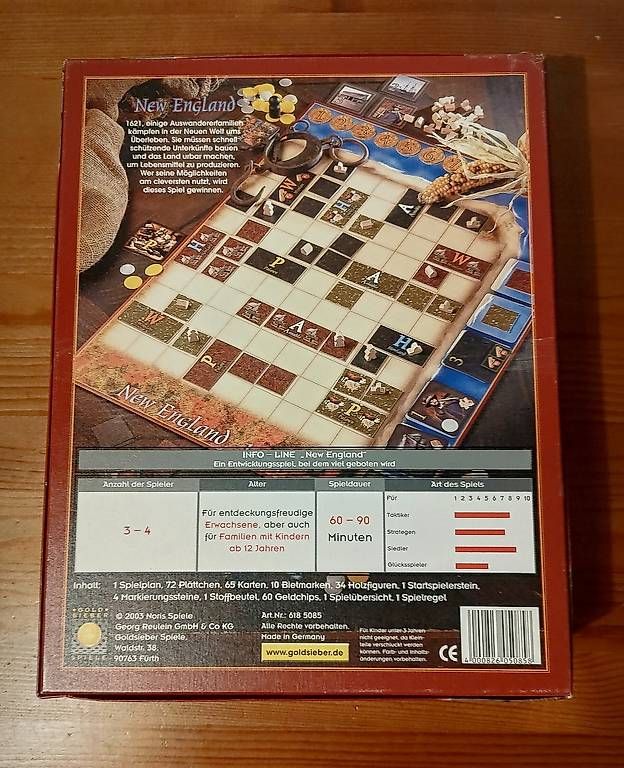 Giochi: Brettspiel New England  – Usato da Arbon venduto da chez-calibra 1