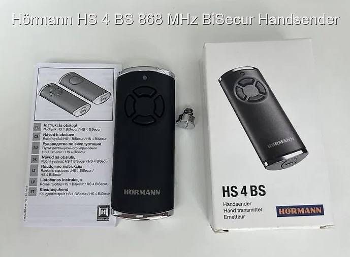 Hörmann Handsender HS 4 868 MHz BiSecur (Gebraucht) in Reinach BL für ...