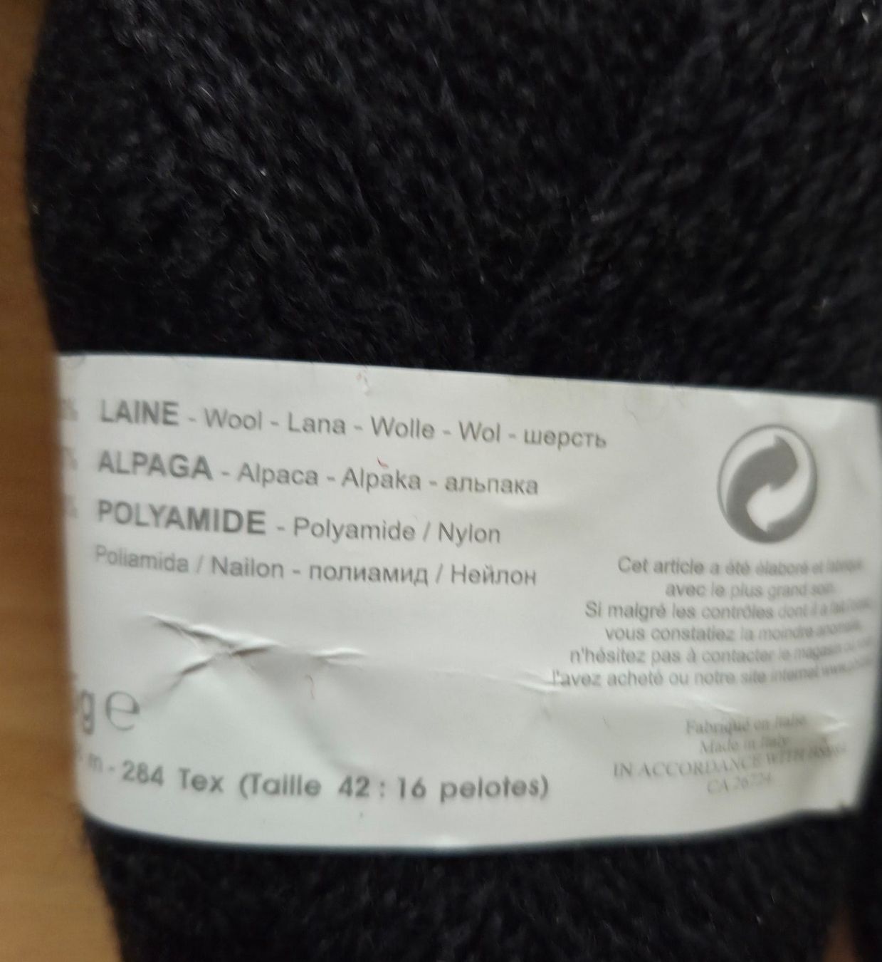 Lana: 7 Knäuel Wolle schwarz Phil Soft – Nuovo e nell'imballaggio originale da Gossau SG venduto da oreliefredy 5