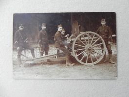 Echtphoto Karte Thun Militär Artillerie