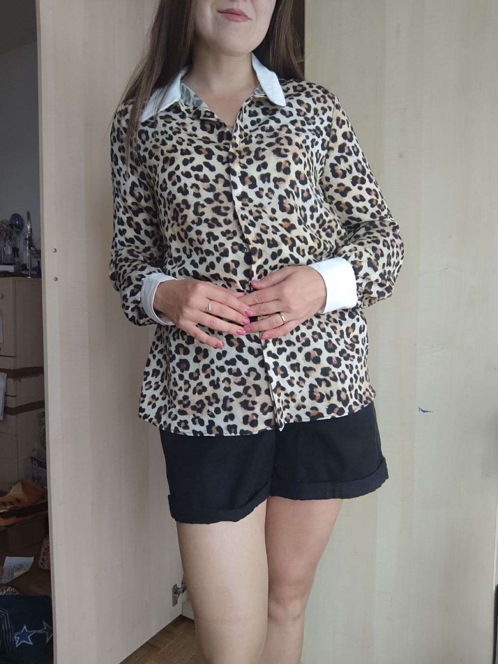 Camicette: Leopard Print Blouse, Size L – Usato da Mägenwil venduto da VintageGirly 1