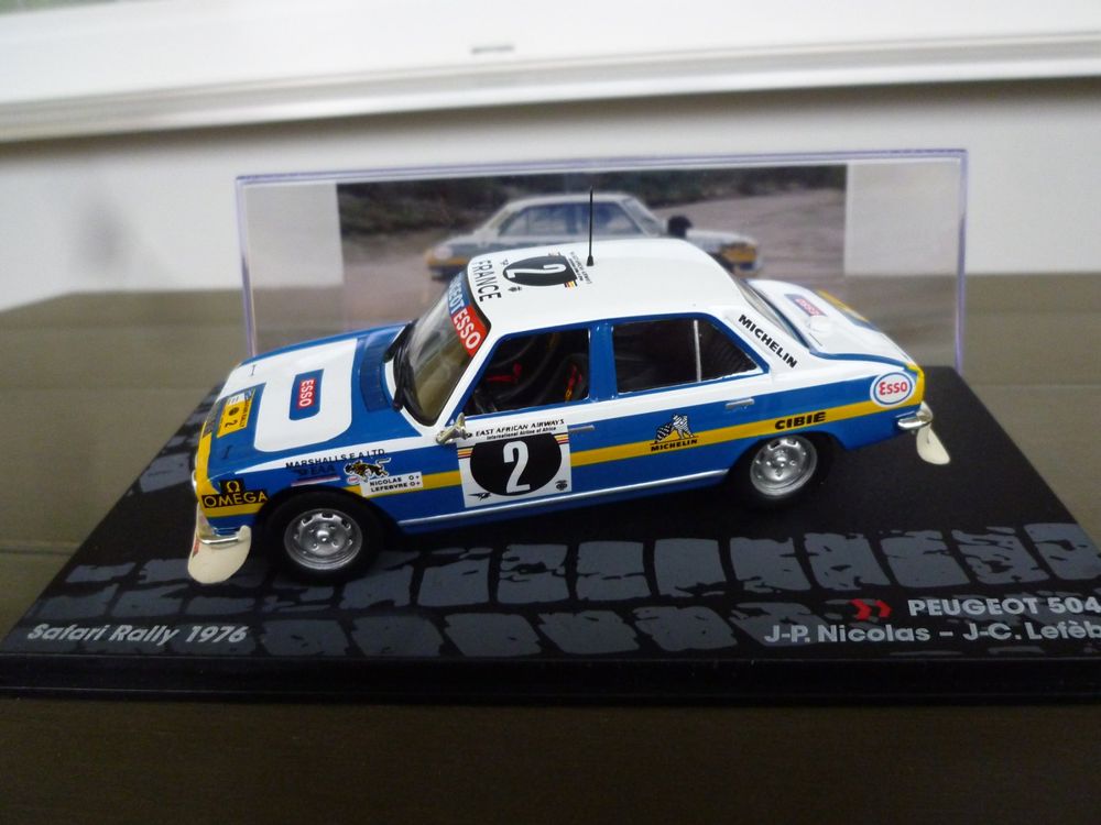 IXO 1/43 - Peugeot 504 Rally Safari 1976 - Collection