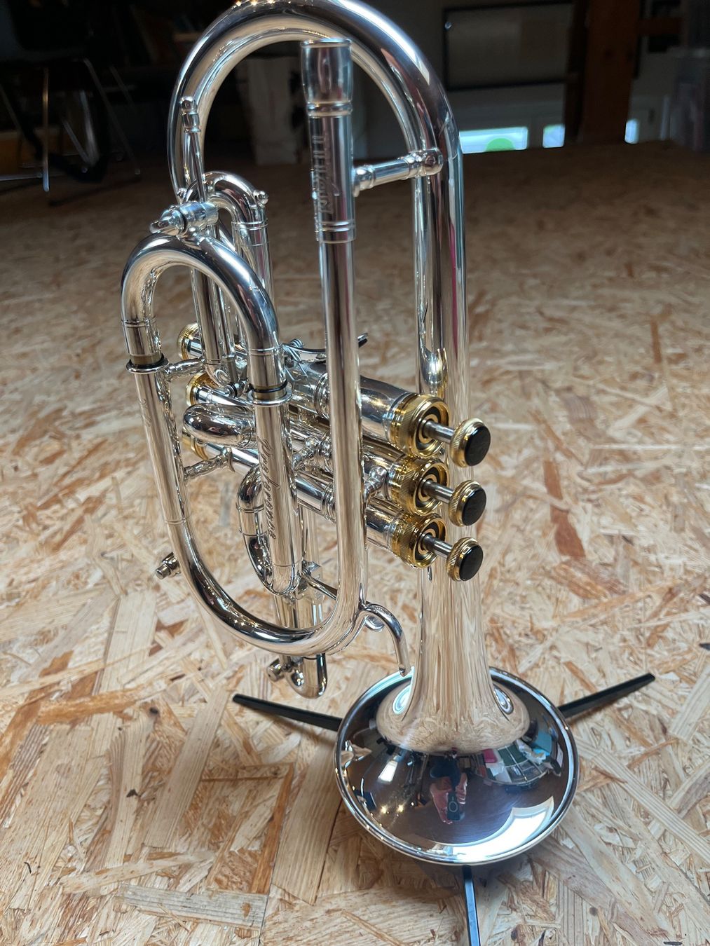 Strumenti musicali: Bb- Cornet STOMVI Preference versilbert – Usato da Zwingen venduto da jer_6zrp 1
