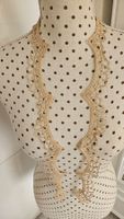 Handgemachte Spitze Kleiderspitze beige Frivolite Occi