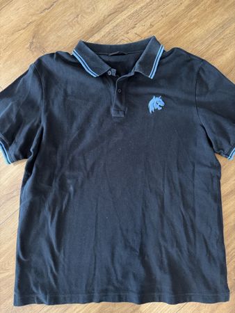 Herren Polo Shirt Prada schwarz mit Logo guter Zustand