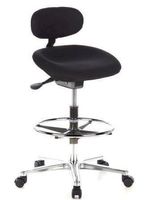 HJH Office Work MV Rollhocker  schwarz