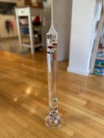 Galileo Thermometer, Glas, für drinnen, Vintage Style