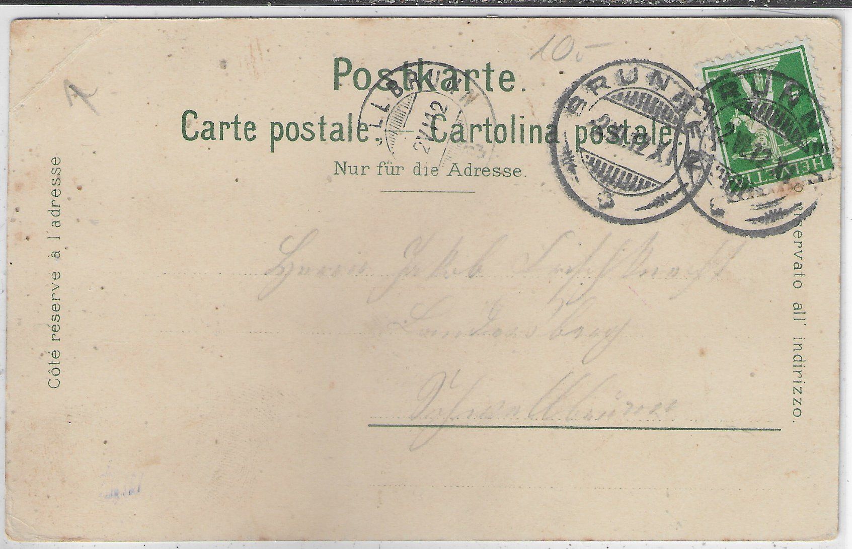 Cartoline postali: Brunnen - Generalansicht - Dampfer – Difettoso da Ettingen venduto da Kartenplanet 1