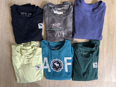 6x Abercrombie & Fitch Langarmshirt