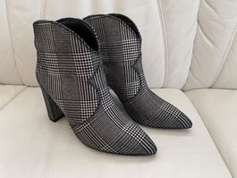 Stiefeletten Leder/Textil Grösse 39 Topzustand