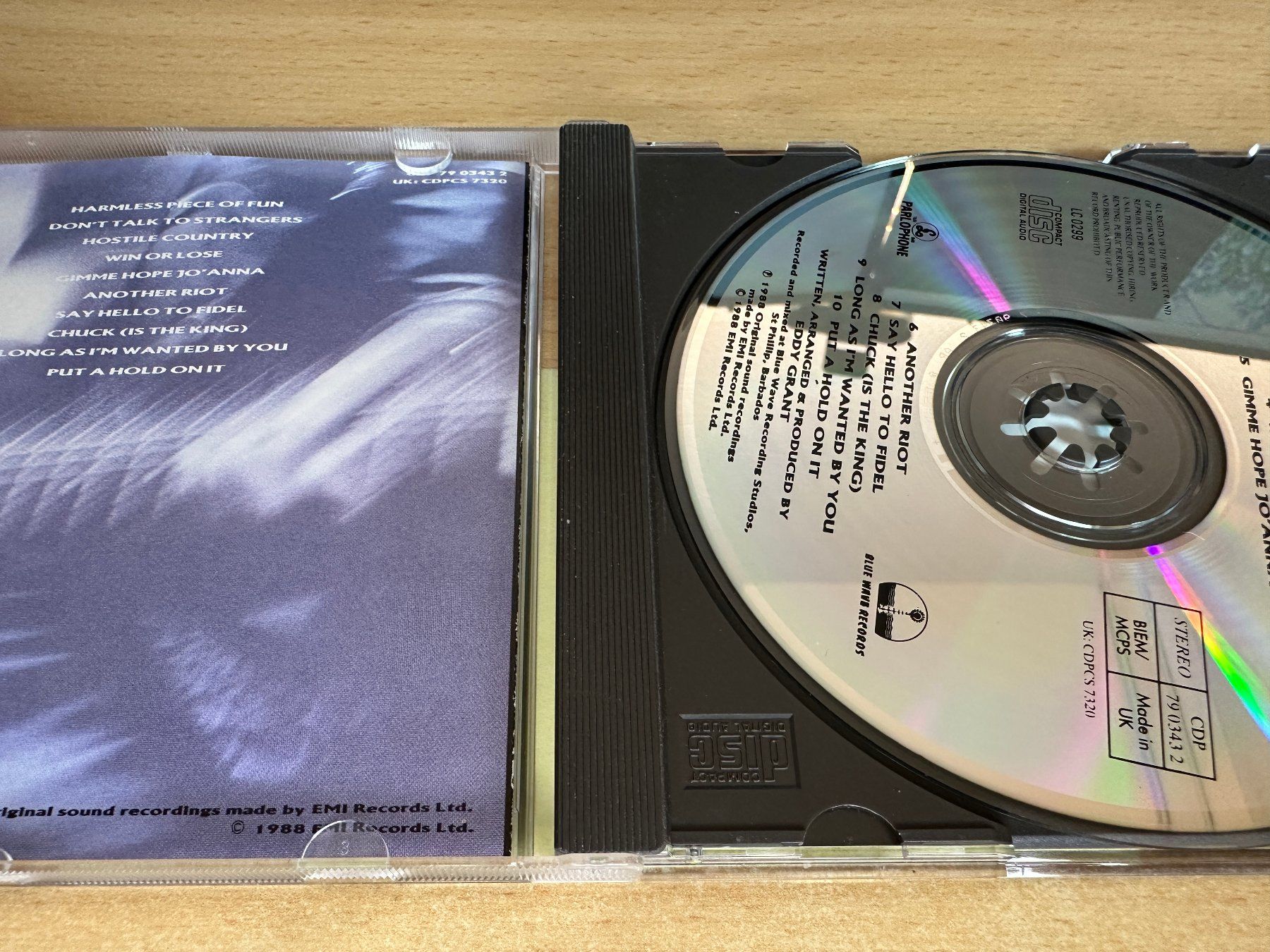 CD: L2 Eddy Grant – File Under Rock – Usato da Rikon im Tösstal venduto da Alpenmutz 2