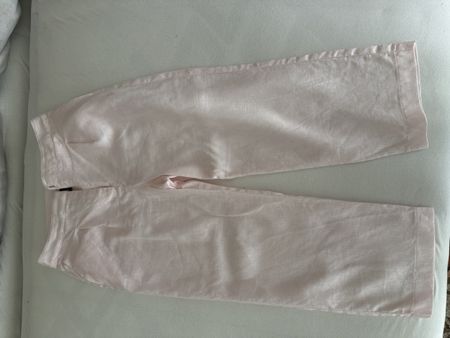 Leinenhose, hellrosa, Grösse 36, NEU