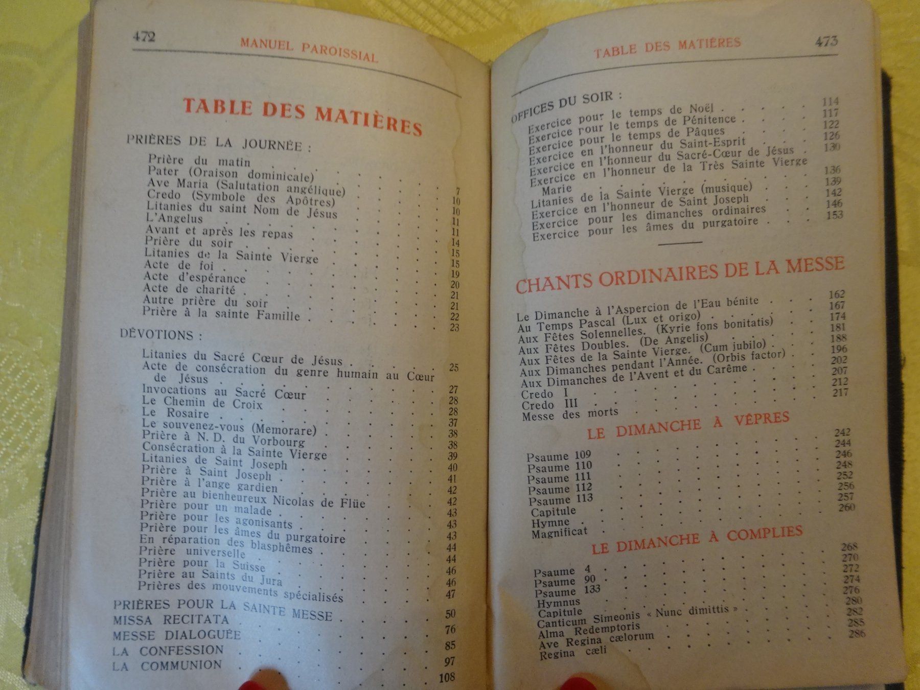 Livres: Manuel paroissial - 1941 – D'occasion à Biel/Bienne par milamila02 4