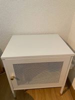 Nachtschrank weiss Metall / Nightstand white metal 50cm*45cm