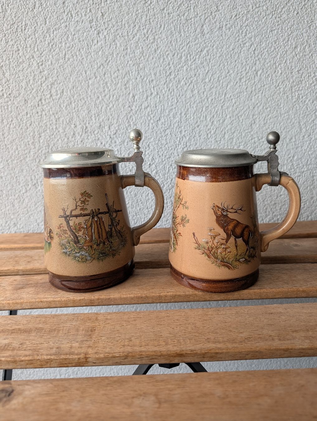 Verres: 2 Bierkrüge Marzi & Remy mit  Jagdmotiv – D'occasion à Bern par ari_66yc 1