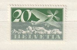1941 Suisse (Helvetia) Poste Aérienne  ☆☆