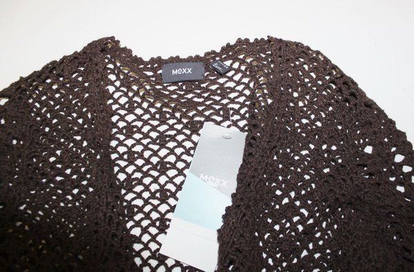 Mexx Maglioni & Felpe: Mexx Damen Strick-Pullover Net Strick-Jacke /braun/neu/Gr.XL – Nuovo e nell'imballaggio originale da Wohlenschwil venduto da ABC-Vintage 6