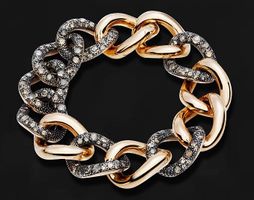 Pomellato Catene Armband aus 750 Roségold und 925 Siber