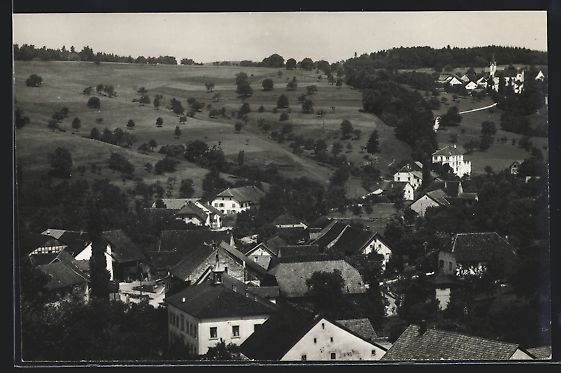 Cartoline postali: Zeglingen, Ortsansicht mit Feldern aus d – Usato da Berlin venduto da bartko-reher