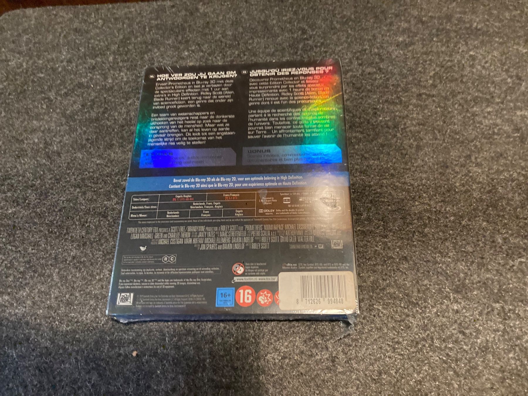 Tutti i DVDs: Prometheus - deux Blu-Ray - 3D & 2D – Nuovo e nell'imballaggio originale da Fribourg venduto da Karushi 1