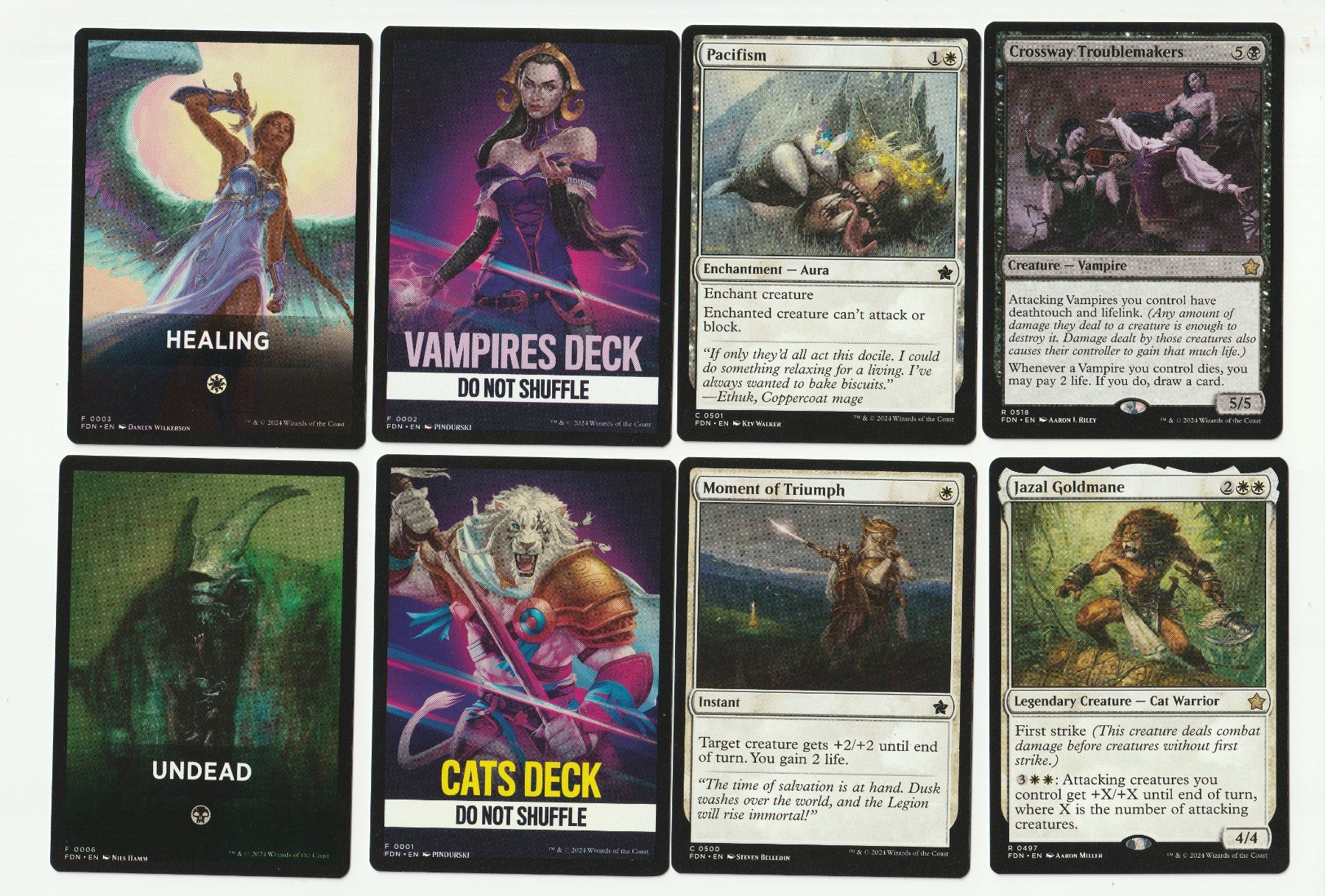 Magic The Gathering Sammelbilder & Trading cards: 22 cartes Magic The Gathering - Foundation – Neu (gemäss Beschreibung) aus Romainmôtier von Oaxaca9 1