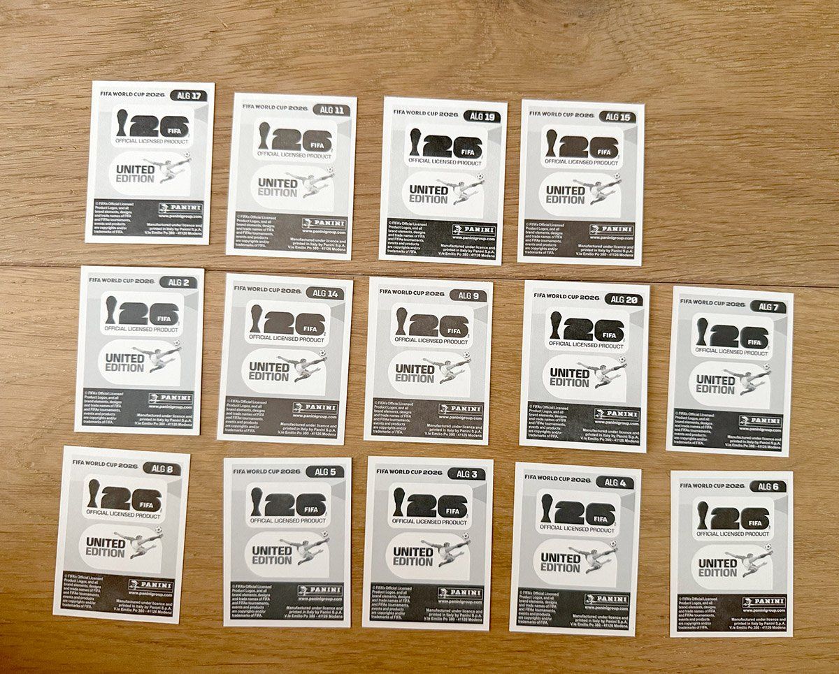 Panini Carte collezionabili: WM 2026 Panini Team Algerien – Nuovo e nell'imballaggio originale da Schlieren venduto da freesoul 1