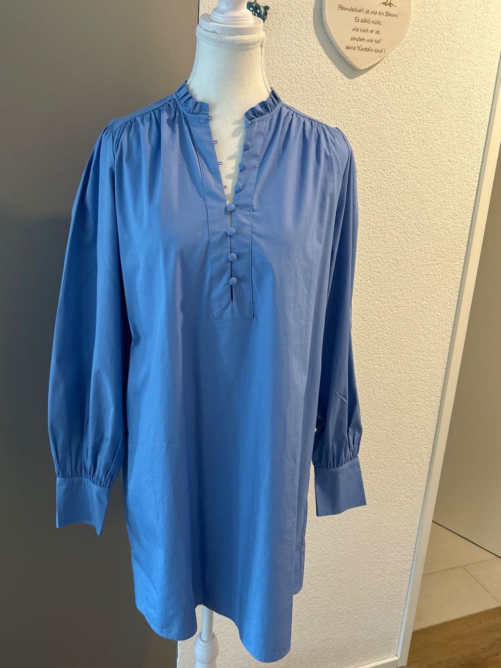 H&M Vestiti: Langarm Blusenkleid hellblau von H&M – Nuovo (secondo la descrizione) da Brunnen venduto da Nala2929 6