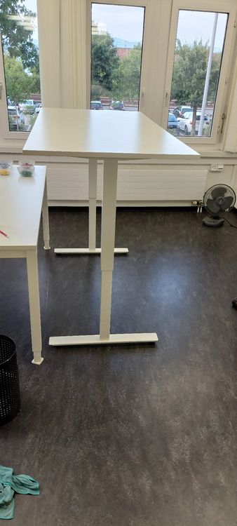 Scrivanie: Büro-, PC-, Schreibtisch 160x80 cm, weiss, ab 1 Franken! – Usato da Obbürgen venduto da twint99