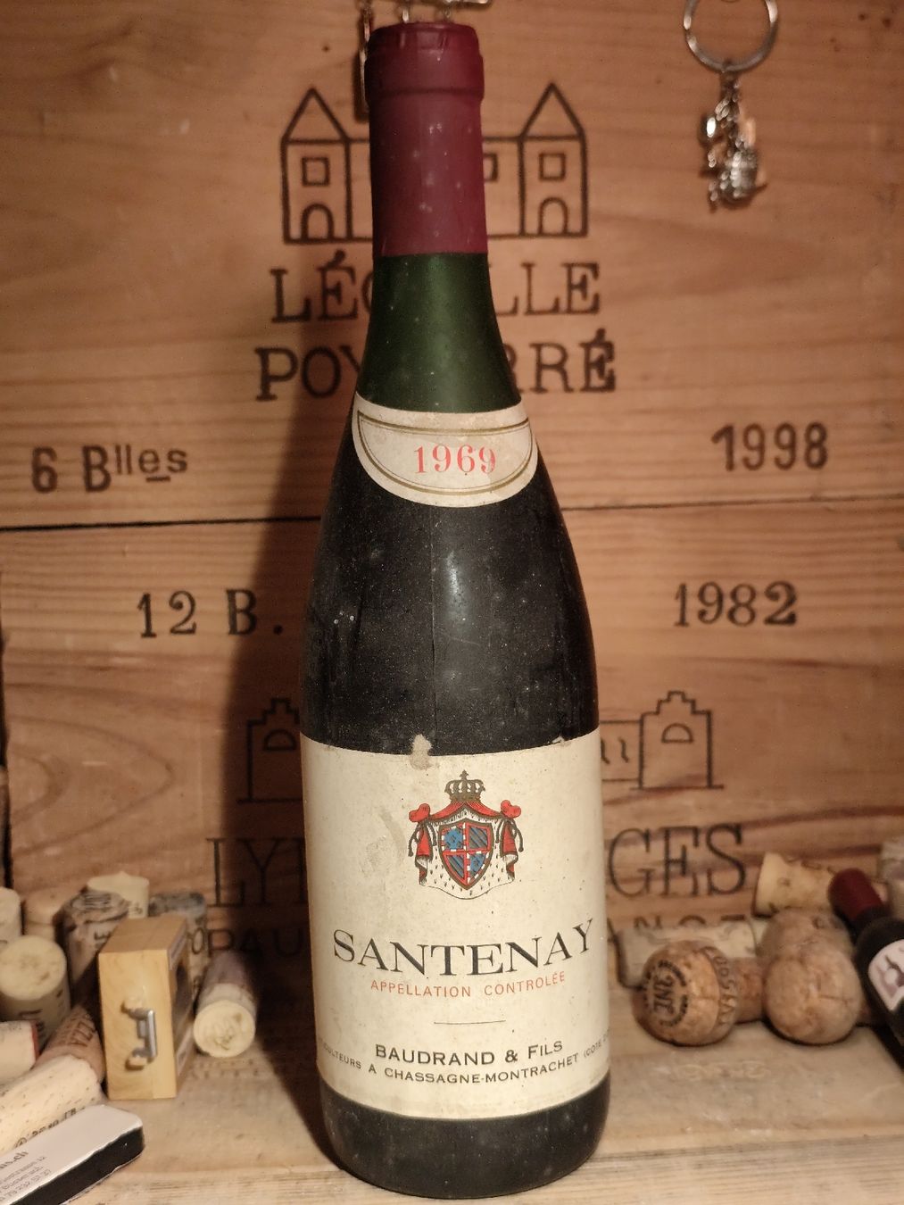 Vino: 1969 Santenay  Baudraud & Fils  – Nuovo (secondo la descrizione) da Büsserach venduto da Vintage-vins