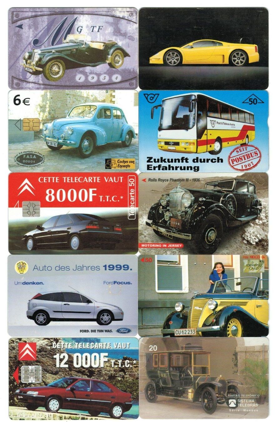 Telefon- & Taxkarten: 10 Telefonkarten  Automobile – Gebraucht aus Zürich von tol_b7c7