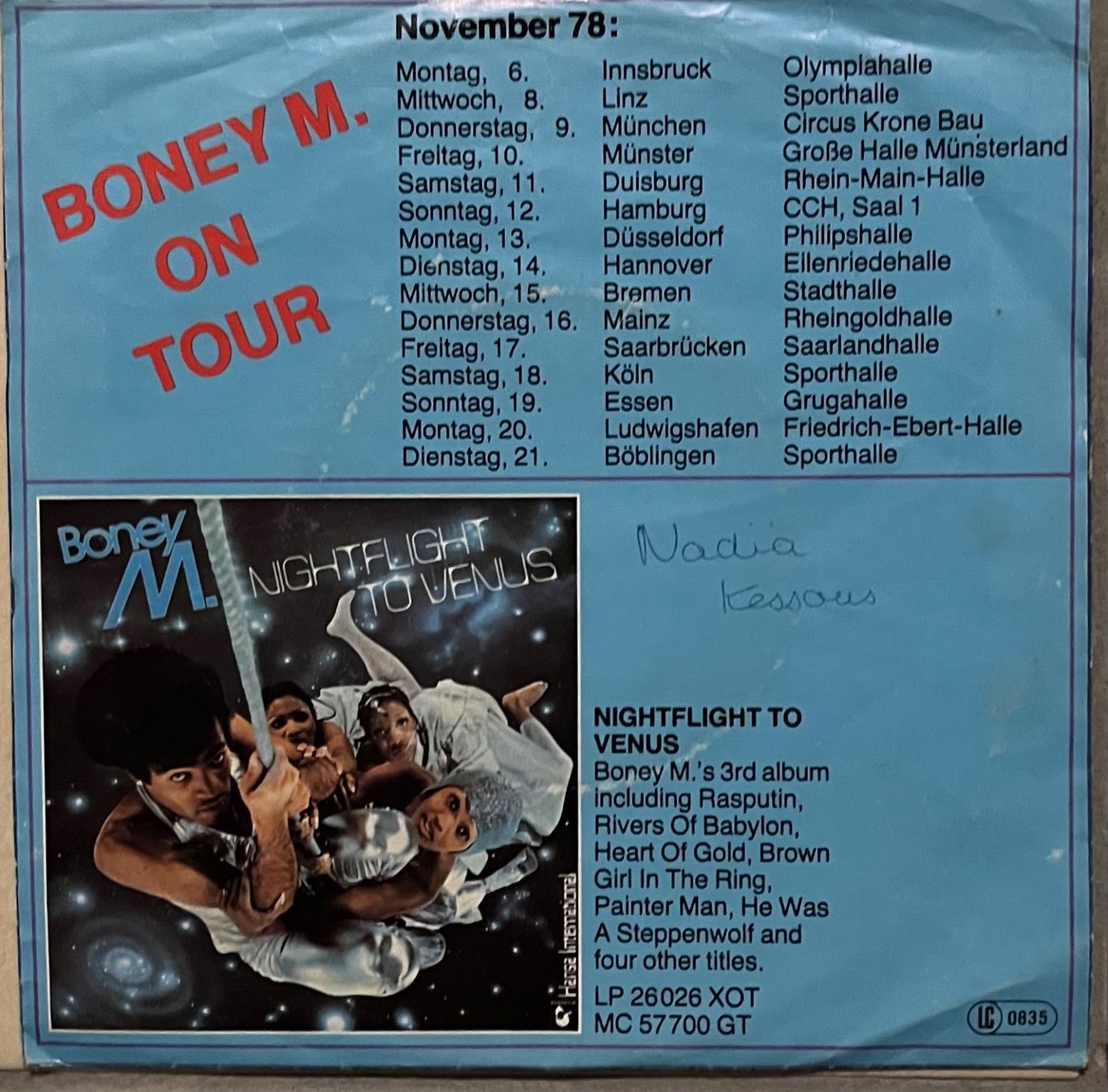 Schallplatten: BONEY M. - RASPUTIN – Gebraucht aus Bussigny von vinyl-pas-cher 1