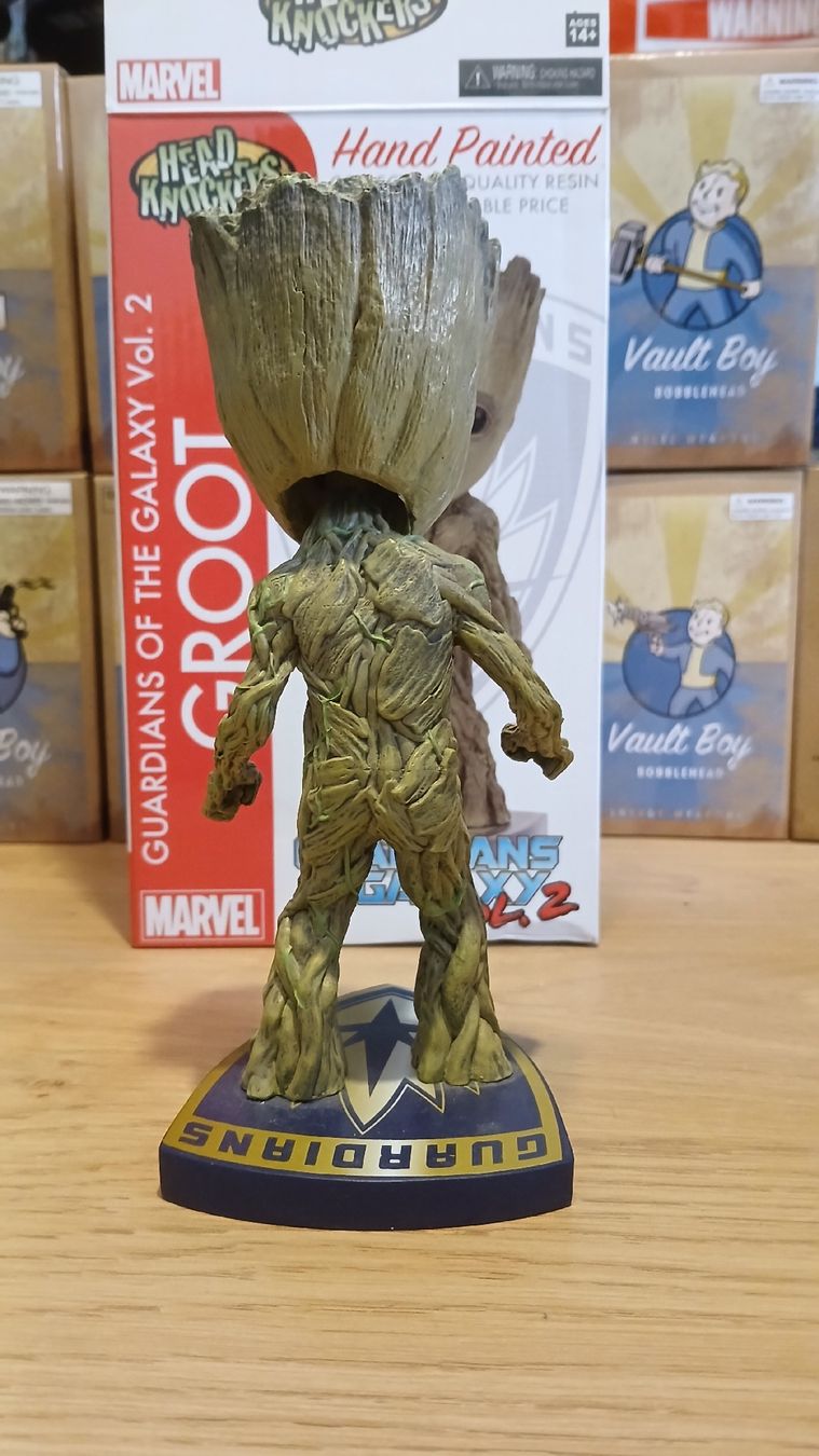 Marvel Statuette: Neca guardians of the galaxy 2 head knocker groot – Usato da Fribourg venduto da vin_k8mx 2