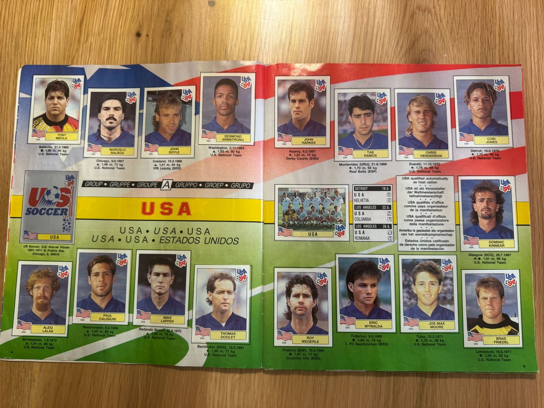 Panini Album: Album Panini USA 94 Complet – Usato da Bussigny venduto da Maxence10 7