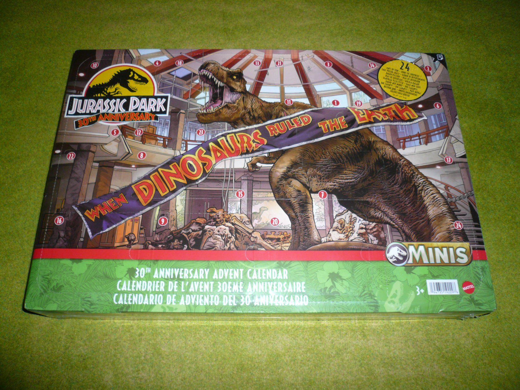 Mattel Calendari: Adventskalender Jurassic Park – Nuovo (secondo la descrizione) da Zürich venduto da Gaegs