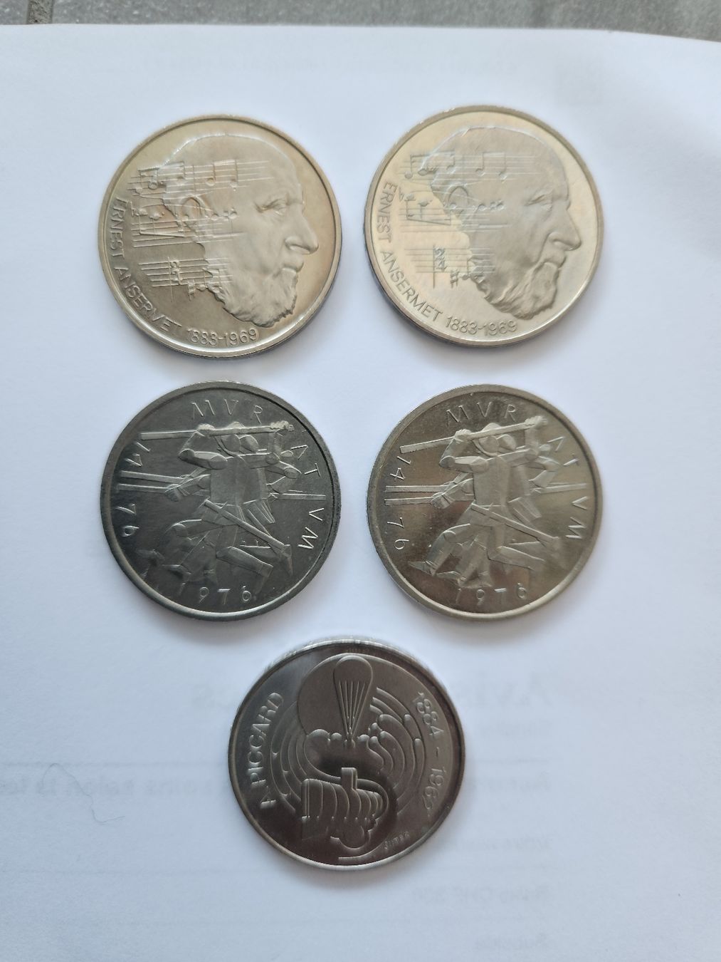 Tutti le monete: pièces de monnaie commémoratives  – Usato da Echandens venduto da kimy03