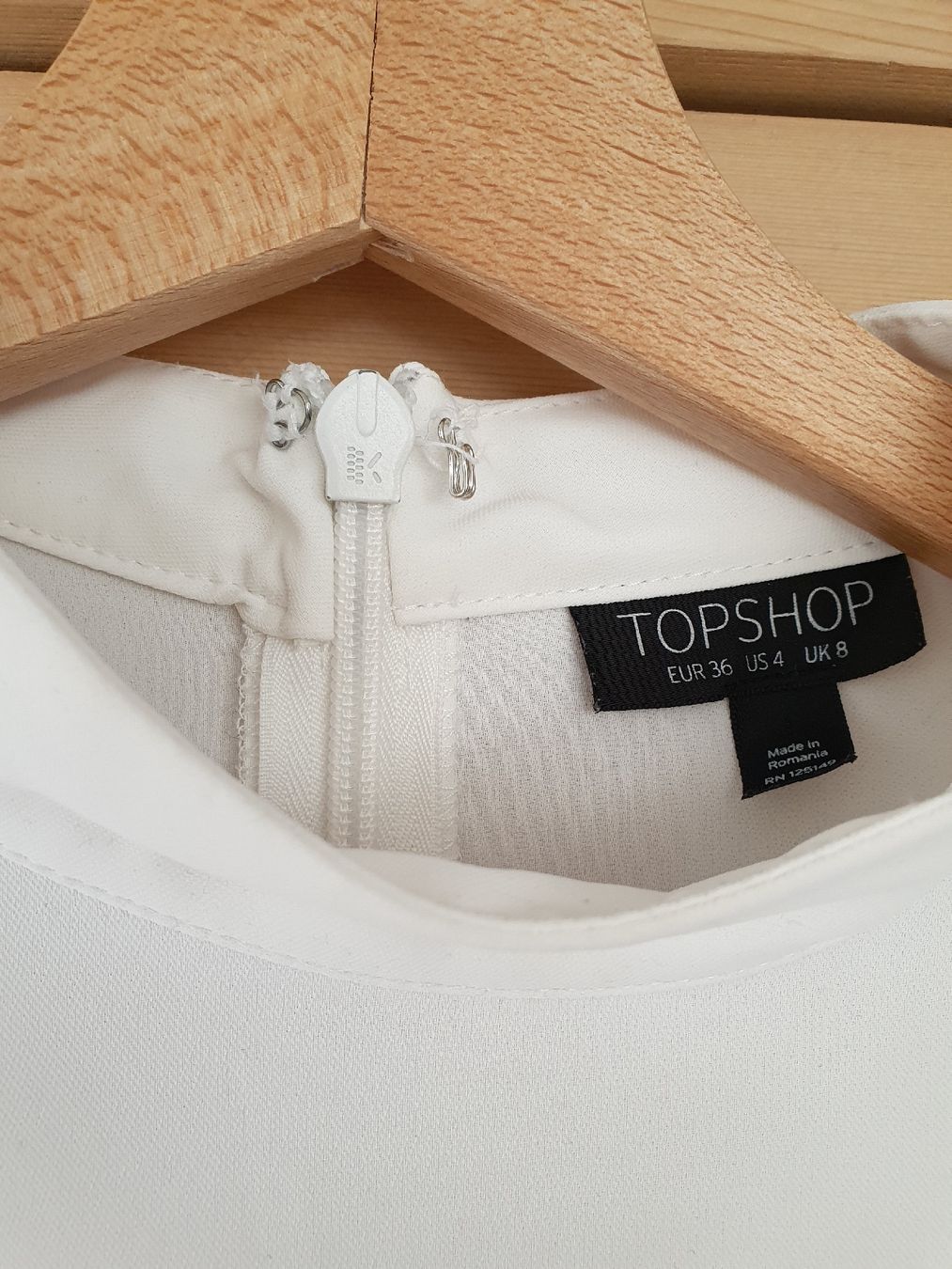 Topshop Camicette: Bluse weiss, 36 – Usato da Steinach venduto da Xamax18 5