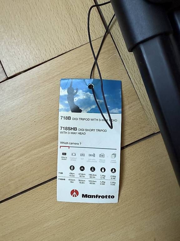 Treppiedi & Teste: Trépied Manfrotto 718SHB – Usato da Lausanne venduto da cle_x2ph 1