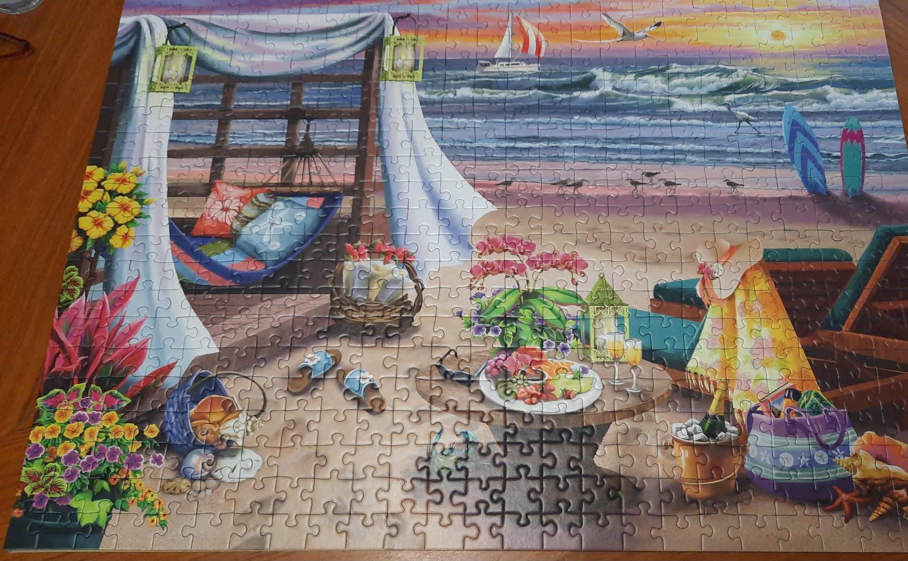 Ravensburger Puzzles: Ravensburger Puzzle am Strand – Gebraucht aus Buochs von Nyima21 1