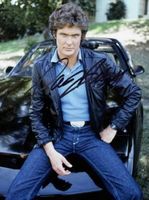 David Hasselhoff Autogramm Knight Rider Kitt